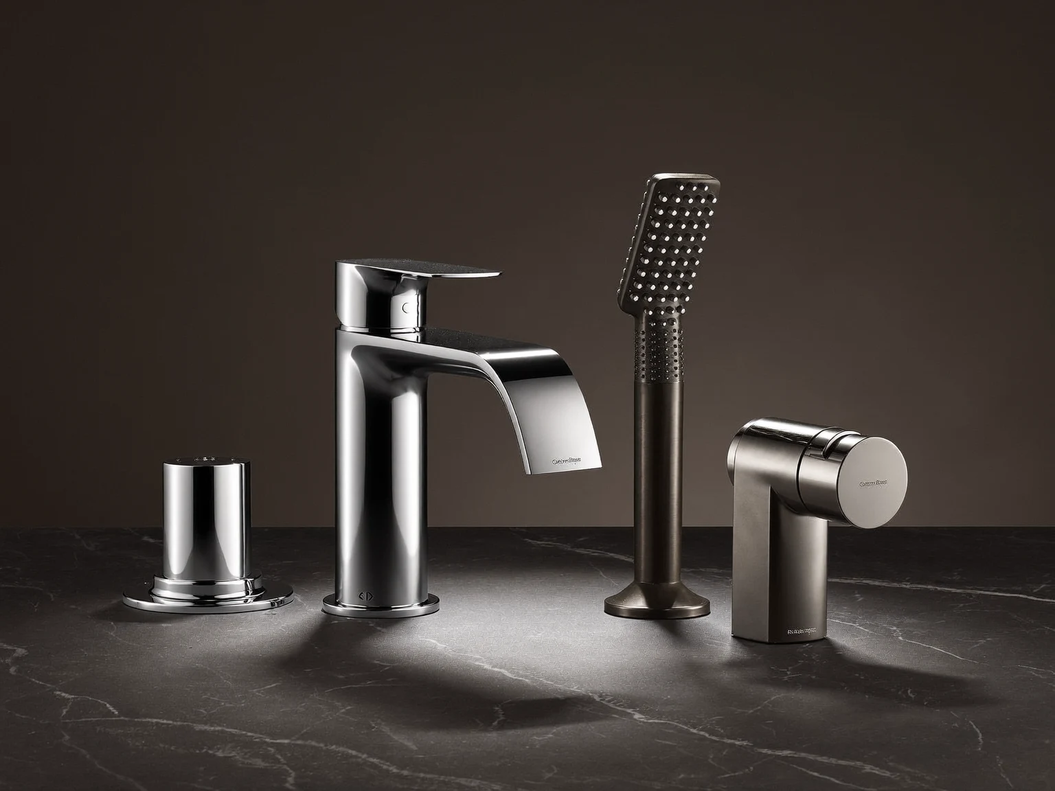 Illustrazione conclusiva di un bagno completo e ordinato